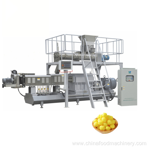 Industrial Crispy Corn Flour Puff Snack Extruder Machine